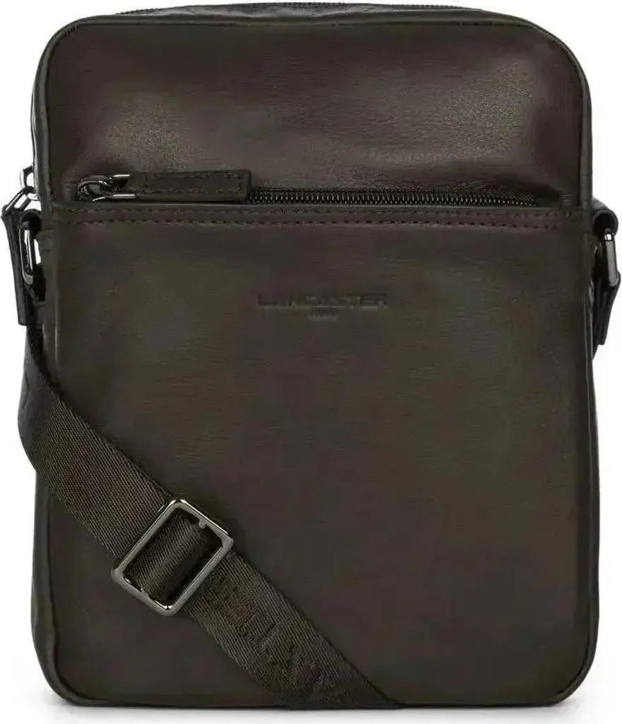 Sacoche Lancaster Marron pour Homme - Idéal Voyage et Travail en Cuir
