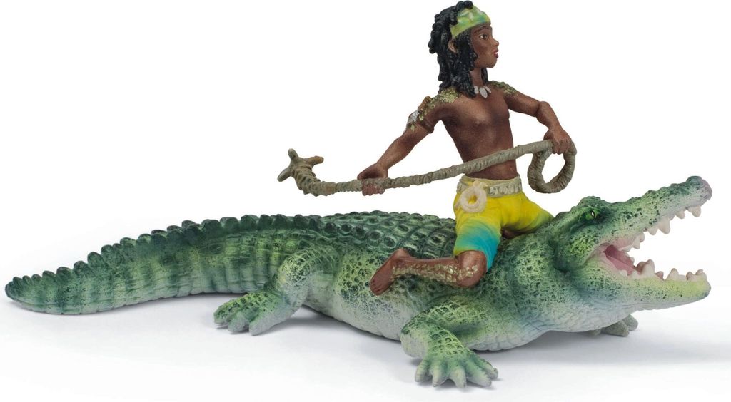 Schleich 70444 Kenjok Krokodil Bayala Indianer Elfe Produktbild 