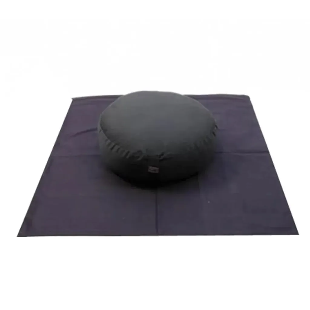 Tapis de Méditation Confortable pour Yoga et Relaxation - Coton Bio