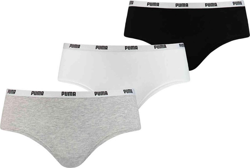 3er Pack PUMA Damen Iconic Hipster Produktbild 