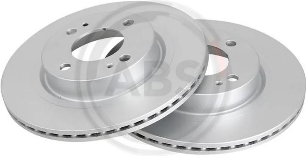 Jeu de disques de frein ventilés A.B.S. pour Mirage, remplace 4615A129