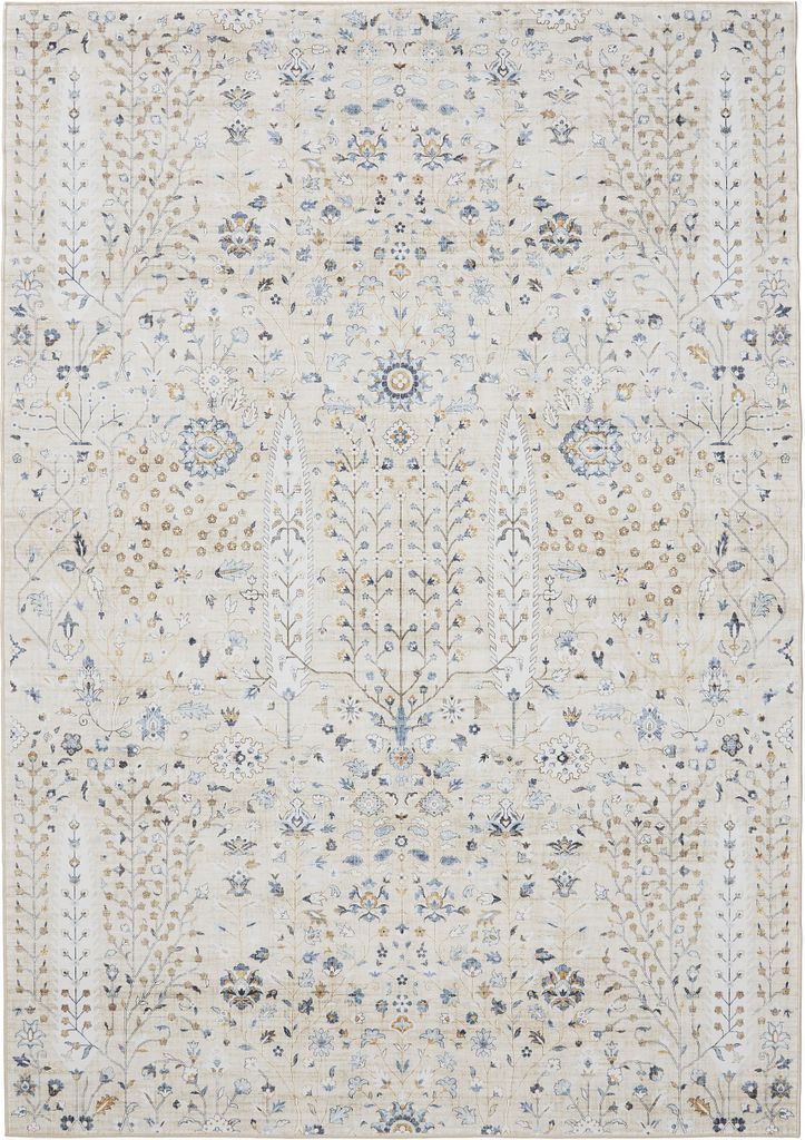 Interiyou Waschbarer Teppich Gent Beige 300x400 cm