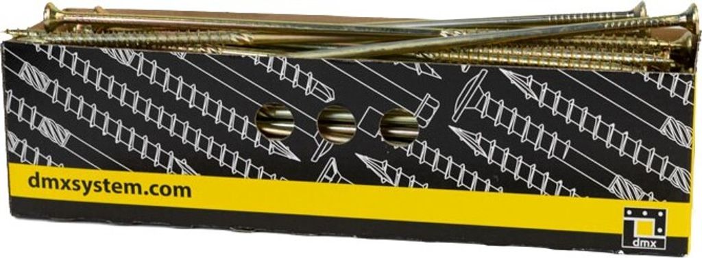DMX - Holzbauschrauben mit Senkkopf CS - 8mm TORX - Zink galvanisiert