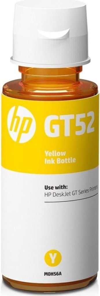 HP Fľaša originálneho žltého atramentu GT52, Originál, Obrázok produktu 