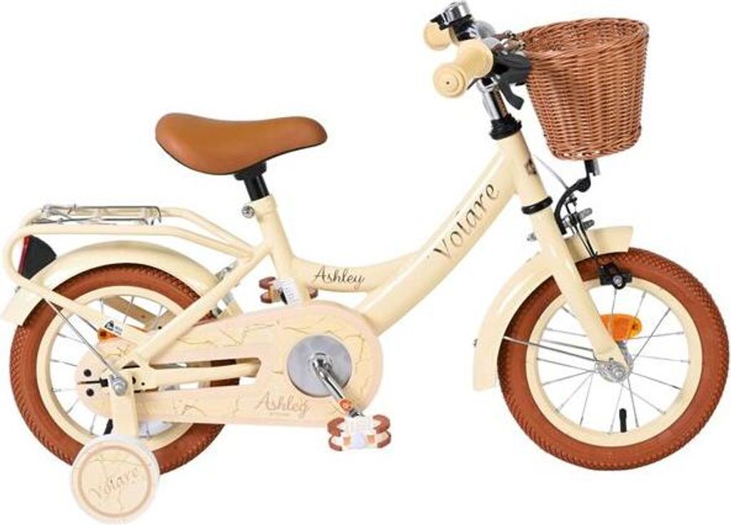 Volare Ashley kinderfiets - meisjesmodel - 12 inch - crème Productafbeelding 
