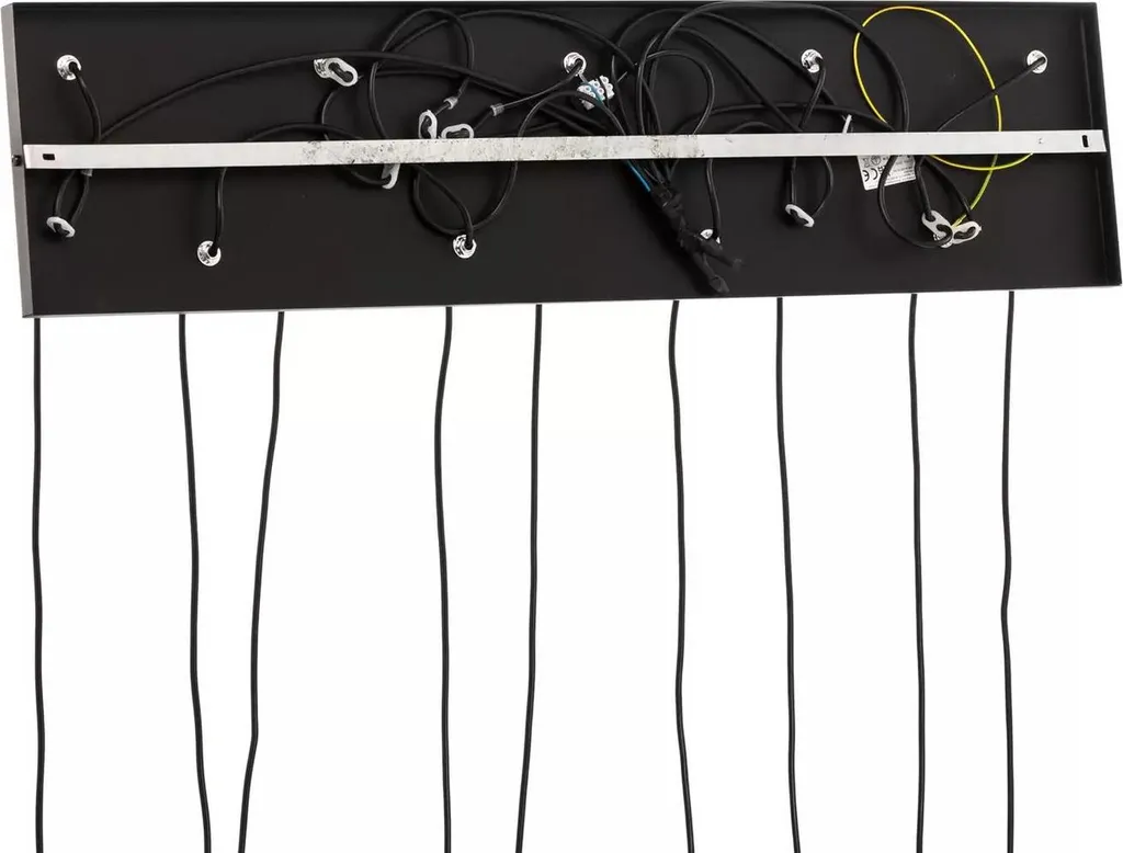 Suspension Plafonnier Multi-bras Cosmo 9 Noir et Or pour Salon - 12