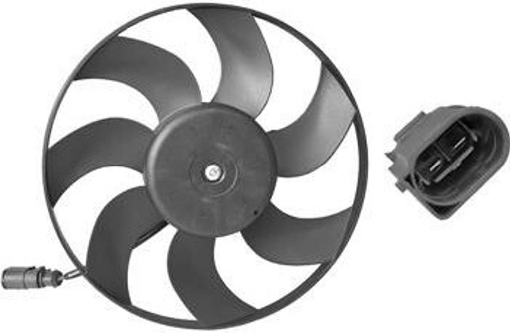 VAN WEZEL 5894744 Lüfter Motorkühlung Kühlerlüfter für VW GOLF VI (5K1) Wasserkühler Ø295mm