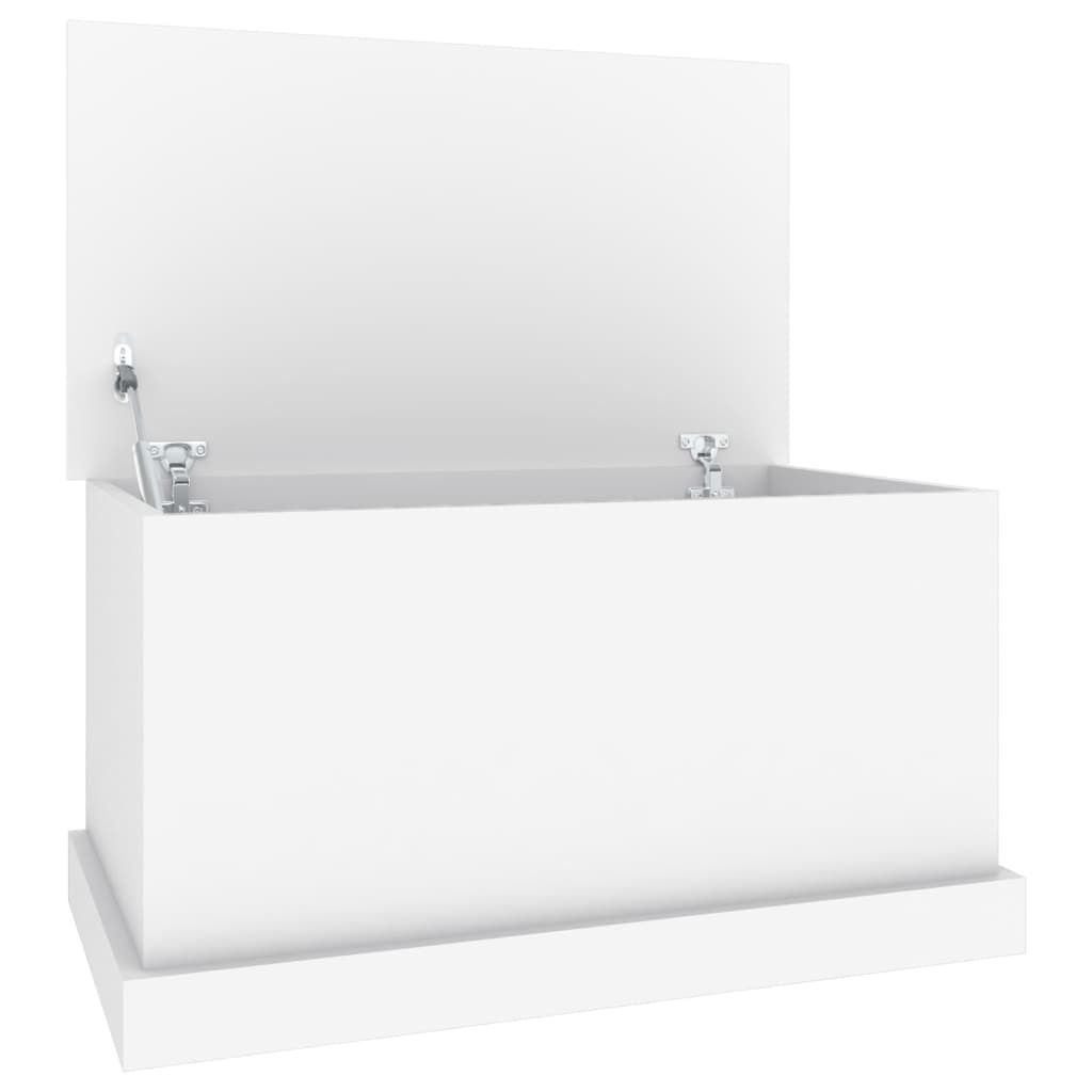 vidaXL Úložný box biely 70 x 40 x 38 cm materiál na báze Obrázok produktu 