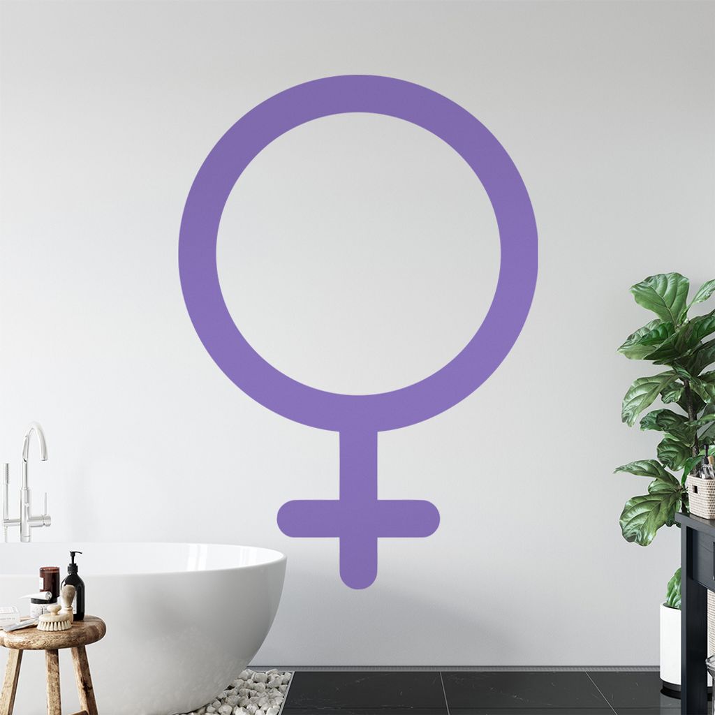 Weibliches Geschlecht Wandtattoo Wandaufkleber Wall Sticker - Dekoration, Küche, Wohnzimmer, Schlafzimmer, Badezimmer