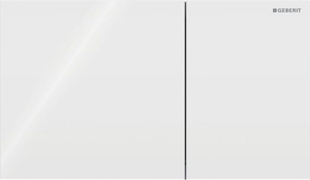 Geberit Sigma70 Betätigungsplatte für 2-Mengen-Spülung, eckig, 115.622.SI.1