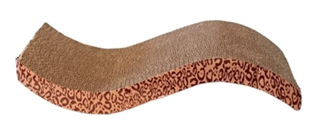 Griffoir pour chat en carton vague ondulée Planche à gratter Wave 44cm