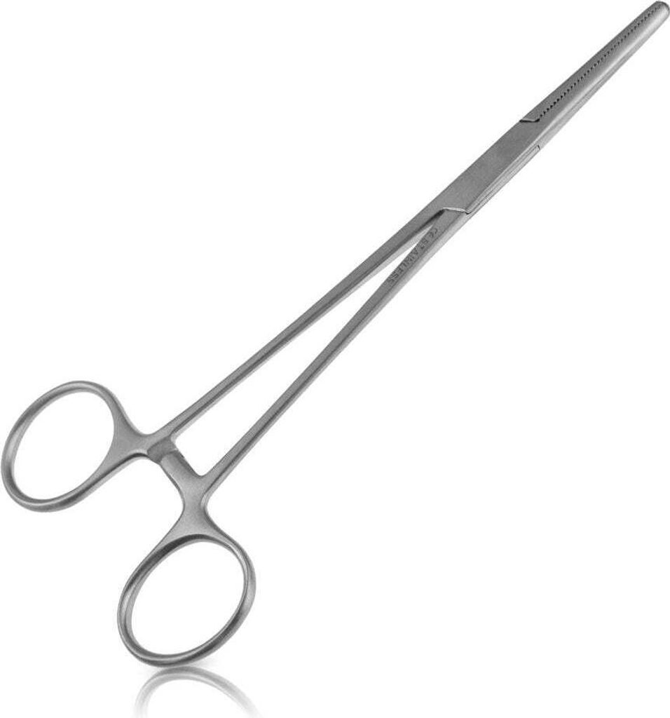 Klemme - gerade - Länge: 17,5 cm - rostfreier Edelstahl
