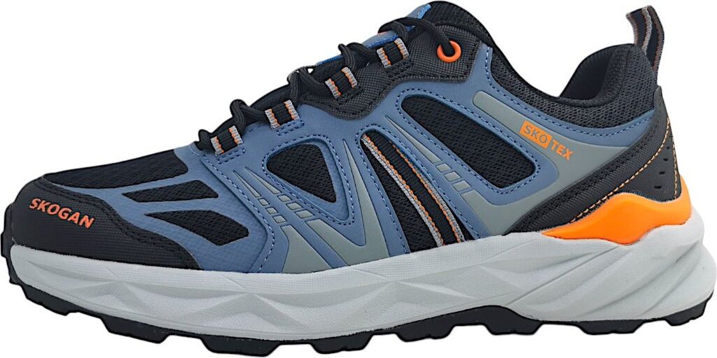 Skogan Eiwaas Sportschuhe Damen Outdoorschuhe Trekkingschuh Blau Wandern, Schuhgröße:46 EU