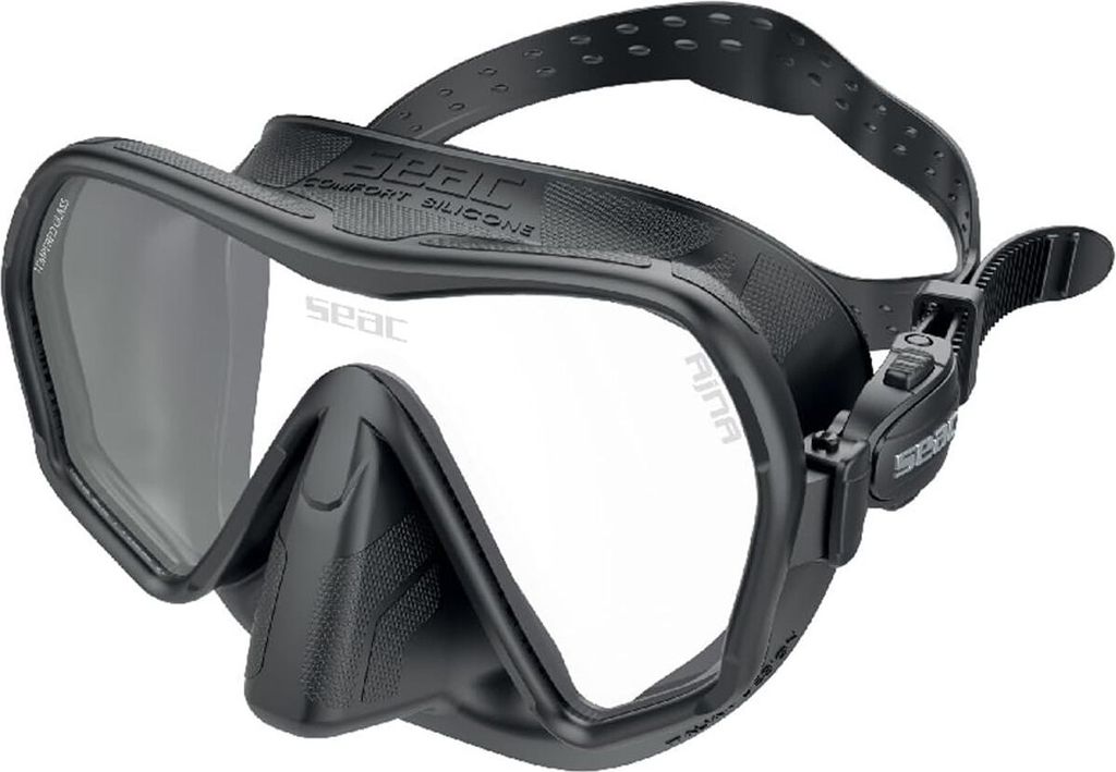 Seacsub Ajna Tauchmaske Schwarz  Herren,Damen Schwarz One Produktbild 