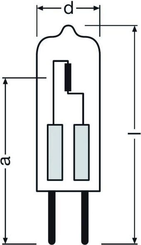 Osram Halogen Backofenlampe Halopin Oven G4 10W warmweiß, Produktbild 8