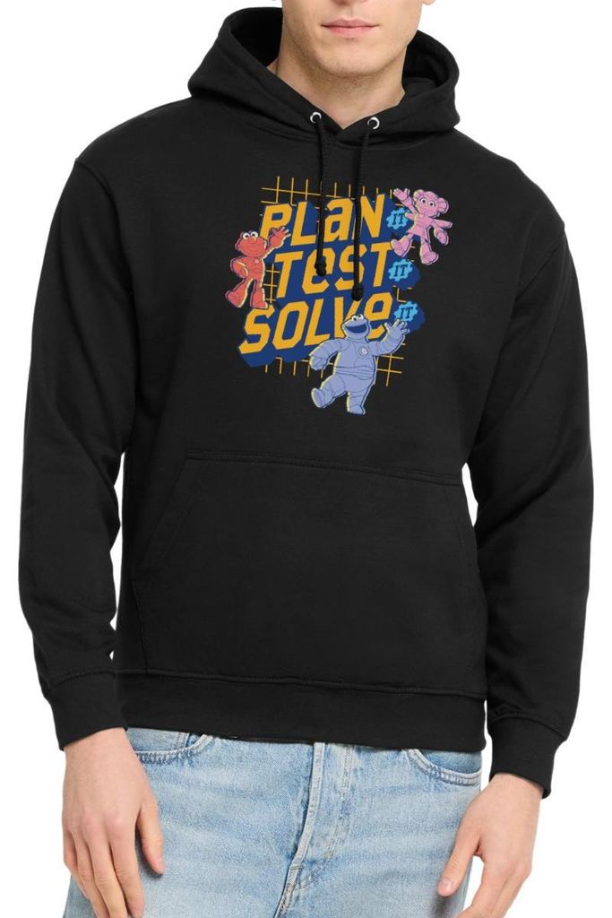 Spreadshirt Mecha Builders Team Plan It Solve It Uni Hoodie, M, Schwarz