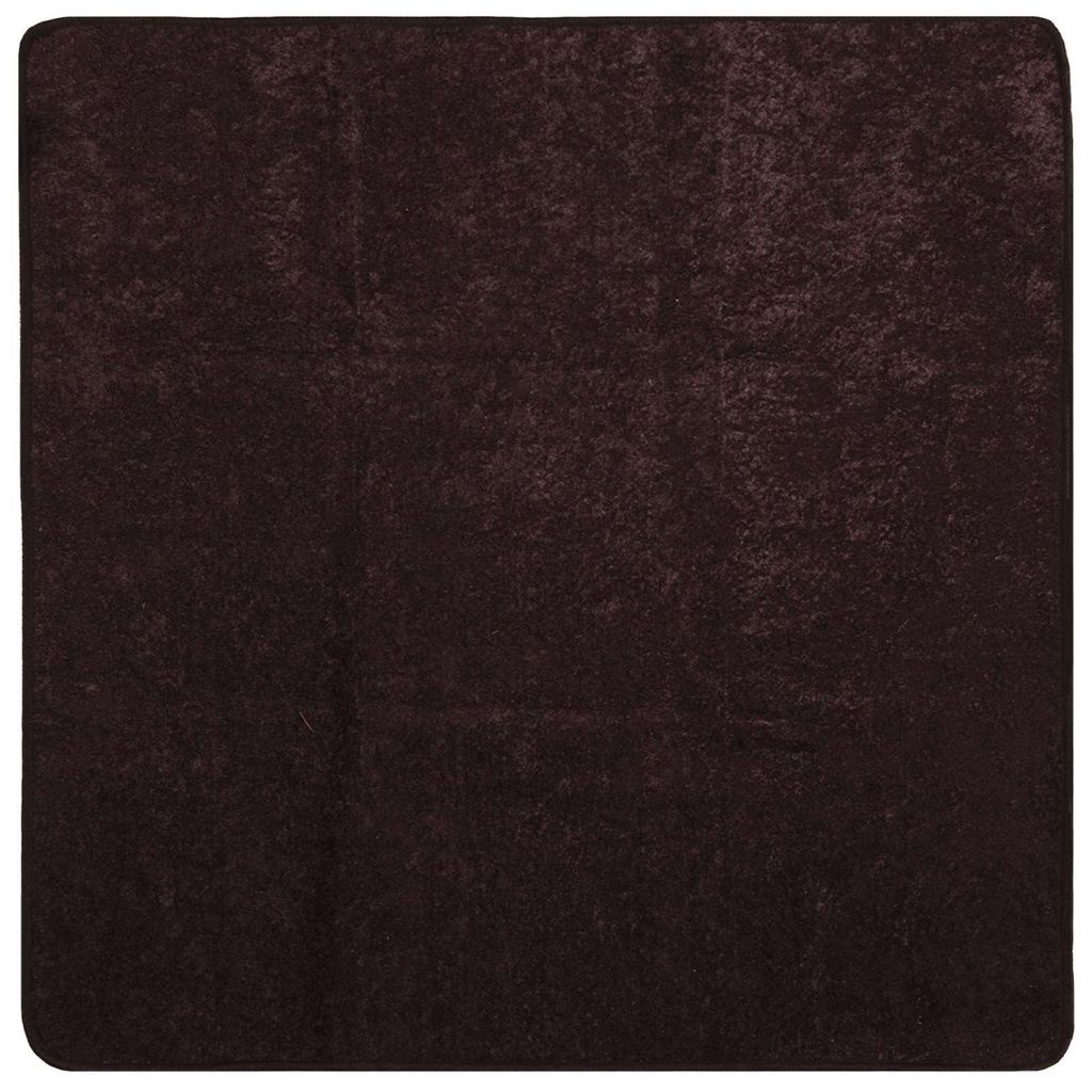 vidaXL Teppichläufer MARSA Anthrazit 100 x 100 cm Polyester und PVC