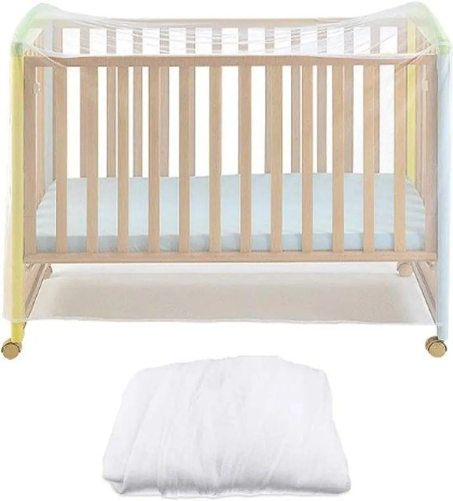 Moustiquaire bébé grand format 135cm - Maille aérée usage mixte intérieur
