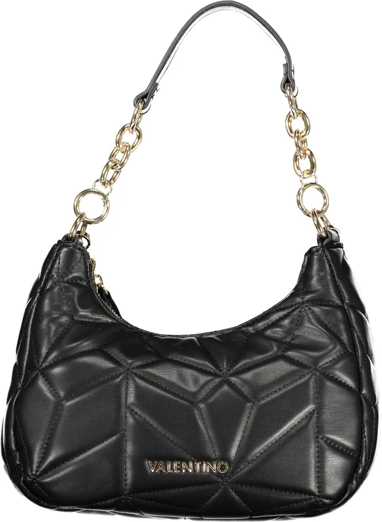 Sac à main noir pour femme avec bandoulière amovible - Modèle Élégance