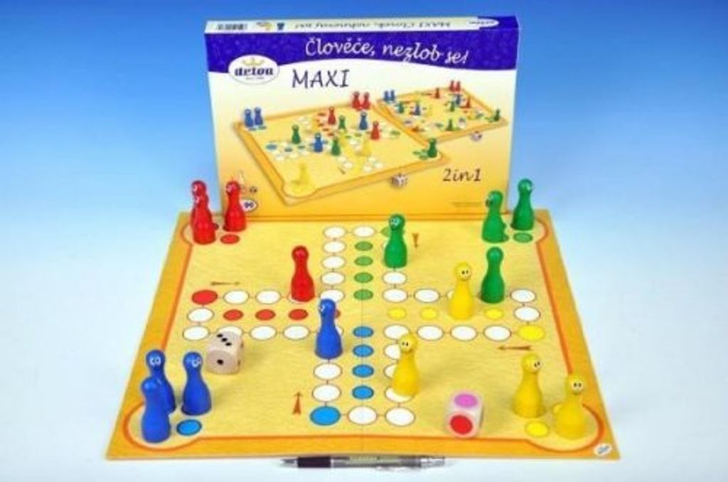 Človeče, nehnevaj sa maxi stolová hra 2v1 v krabici Obrázok produktu 