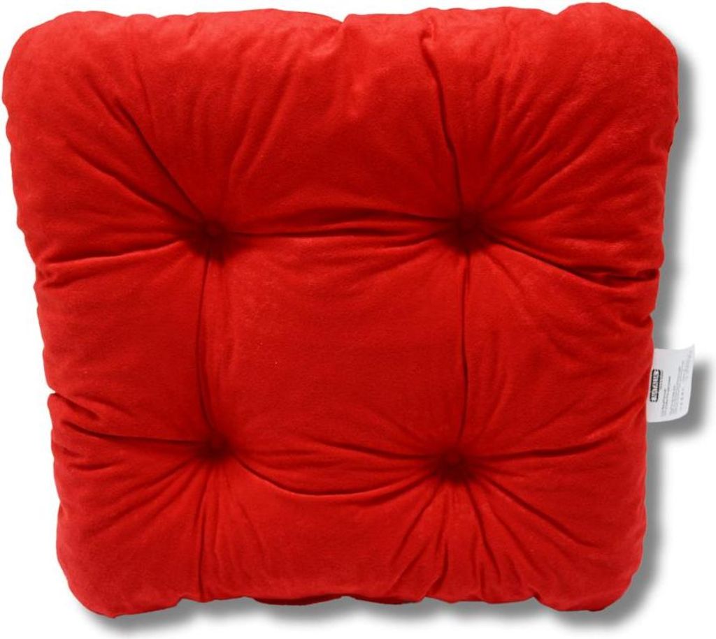 Cuscino trapuntato per sedia 40x40x8 cm in microfibra - Immagine del prodotto 