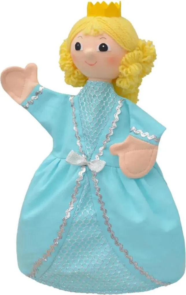 Marionnette à main Princesse Adélka 29cm pour théâtre de contes