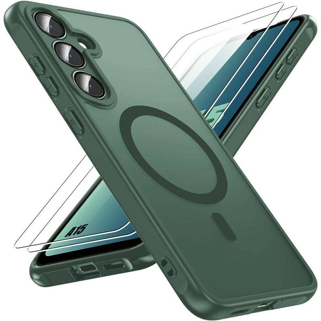 Coque + 2 Verres Trempés pour Samsung Galaxy A15 4G/5G, Image du produit 