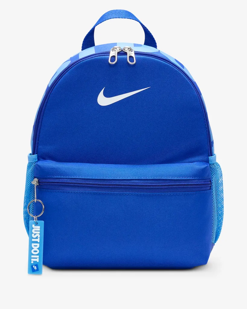 Zaino Nike Mini Brasilia JDI Blu - Zainetto da Viaggio Leggero