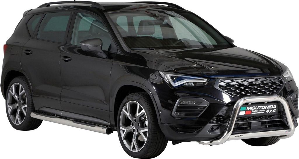 Frontbügel Frontschutzbügel für Seat Ateca 2021-2025 ø63mm Stahl Silber Schutz