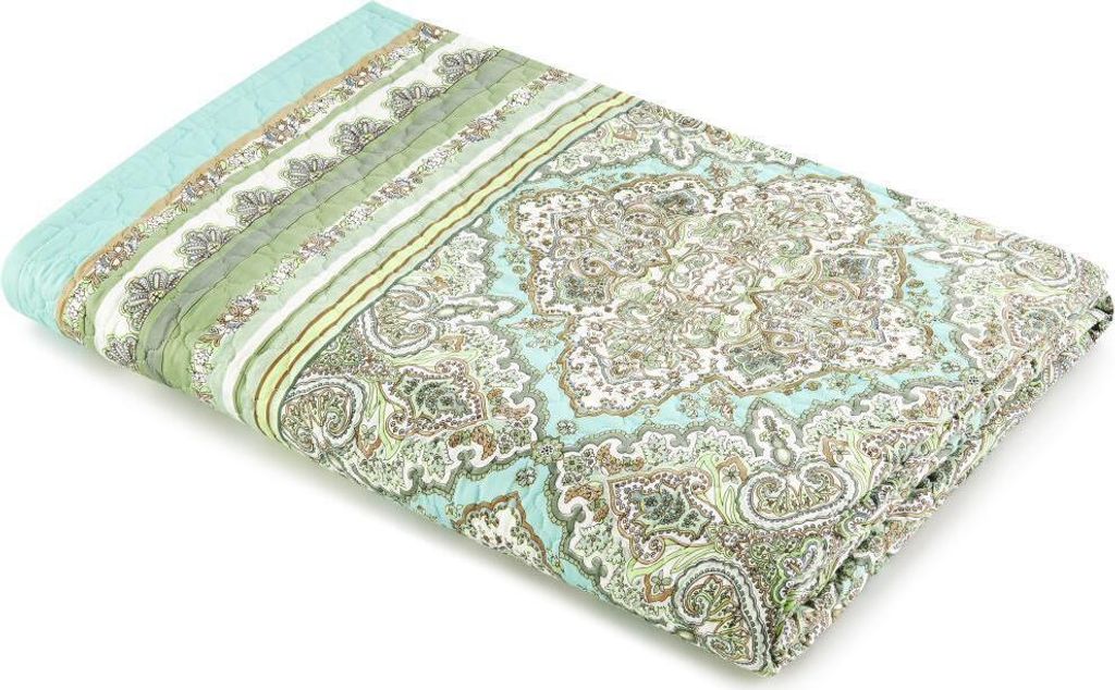 Bassetti Baumwolle-Tagesdecke MARECHIARO Farbe V1 PISTAZIENGRÜN Größe 265x255