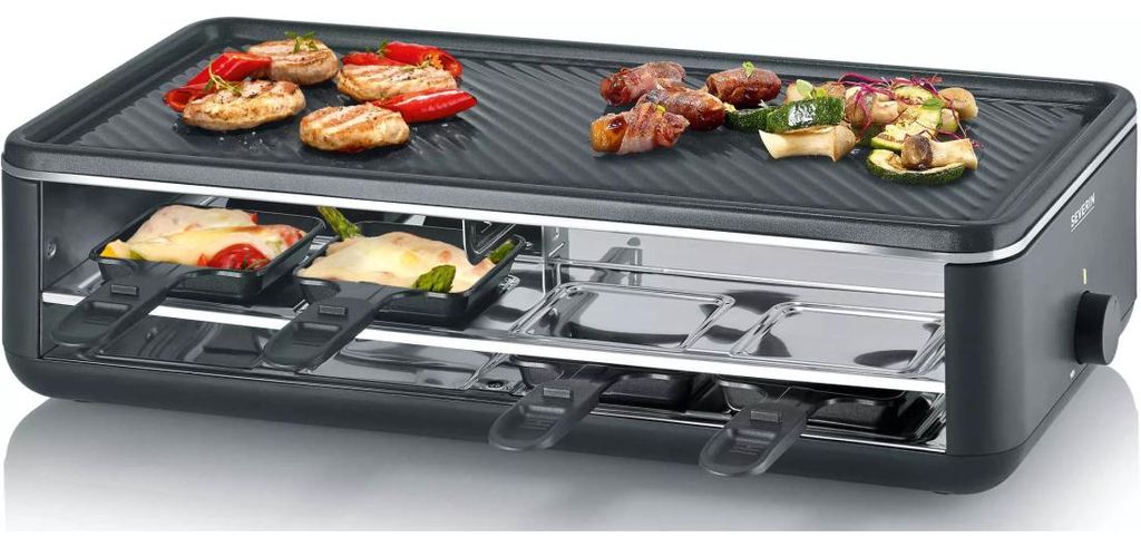 Severin RG 2365 gril à raclette 8 personne(s) 1300 W Noir Image du produit 