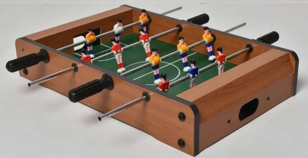 Baby-foot MAC TOYS Compact Bois - Barres Télescopiques et Stable