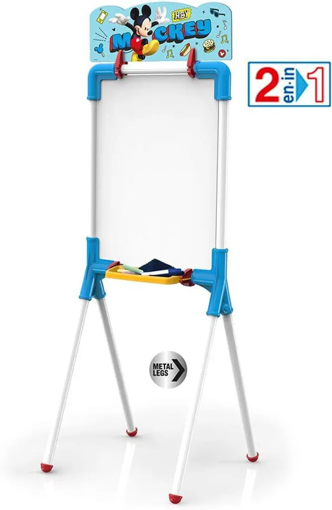 Tableau Mickey Mouse double face pour apprendre à écrire sans taches