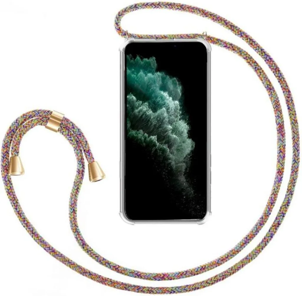 Custodia Samsung S20 Ultra con Laccio Regolabile Rainbow Gold Antiurto