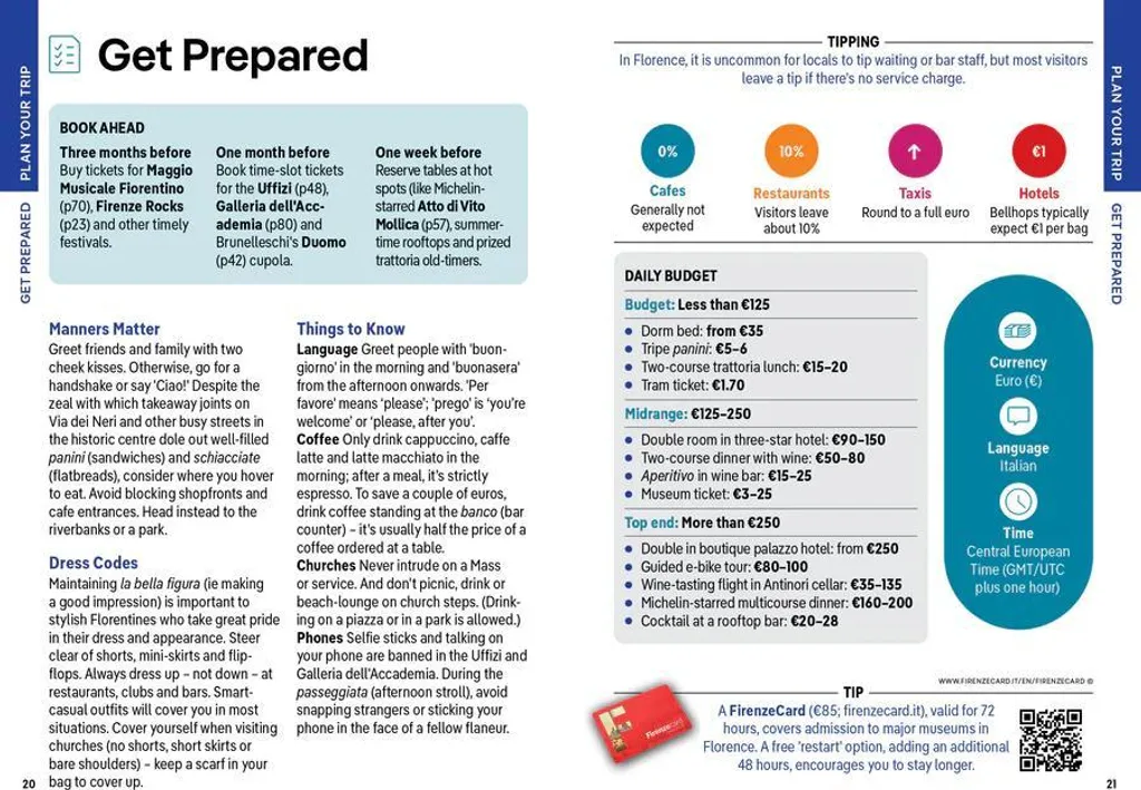 Florence et Toscane Lonely Planet Pocket - Guide avec Plan Détachable - 4