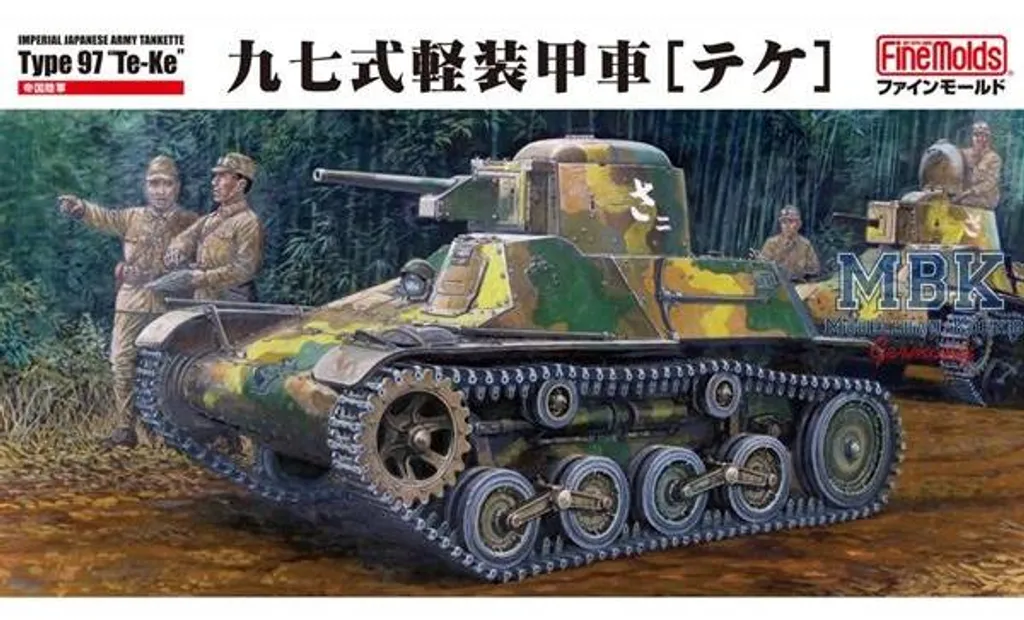 Maquette Tankette Type 97 Te-Ke pour Diorama Militaire Japonais au 1/35