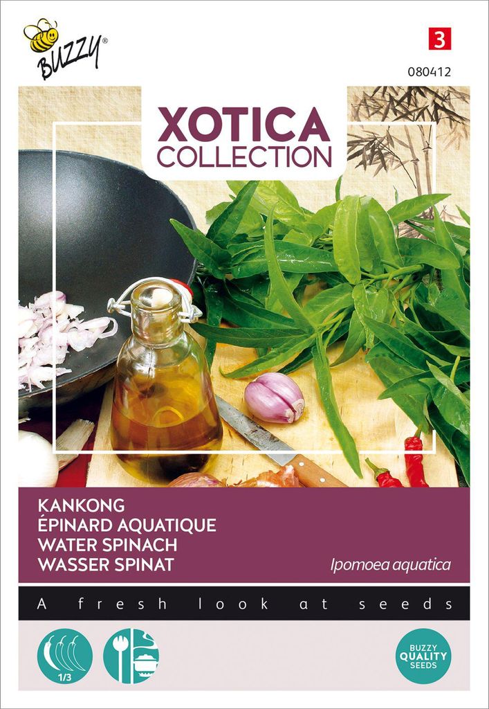 Buzzy Xotica Kankong Eau Epinards Graines - Environ 3 gr | Image du produit 