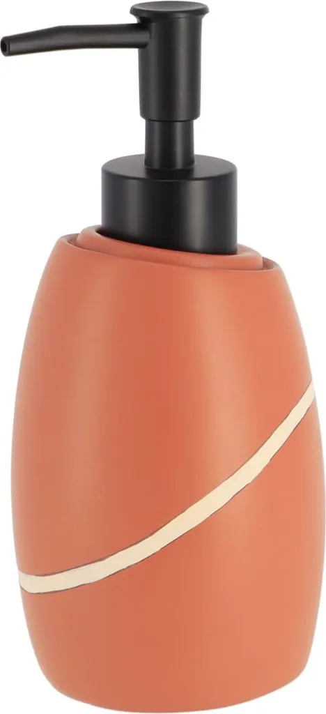 Caldarela Dispenser Sapone 240ml | Dosasapone Ceramica per Bagno e Cucina
