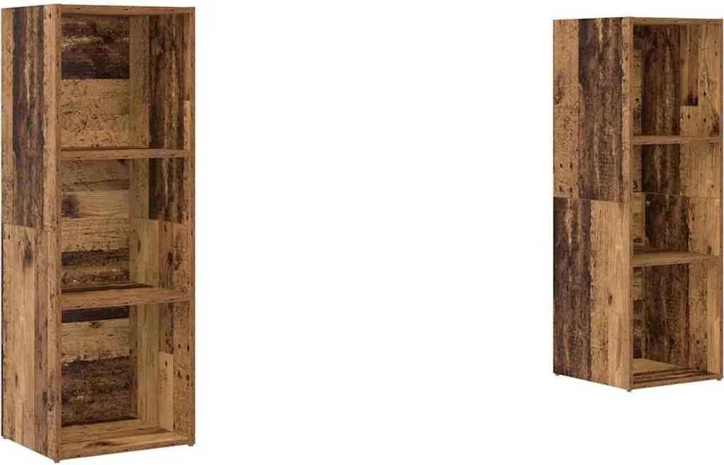 SYFAX™ Set mobile TV 2 pcs Legno vecchio 107 x 35 x 37 cm