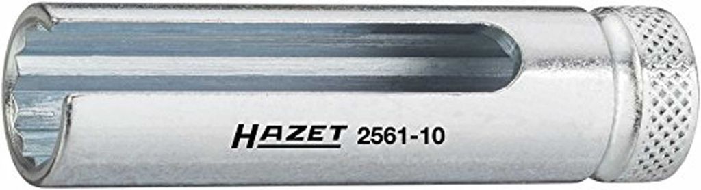 Hazet Turbolader Steckschlüsseleinsatz 1/4 (6,3 mm) Vierkant hohl, Außen Doppelsechskant Profil, SW 10 mm