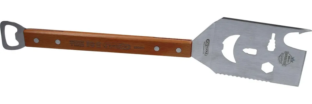 KS TOOLS 100089 Spatola Griglia 5 in 1 | Salvaspazio Professionale