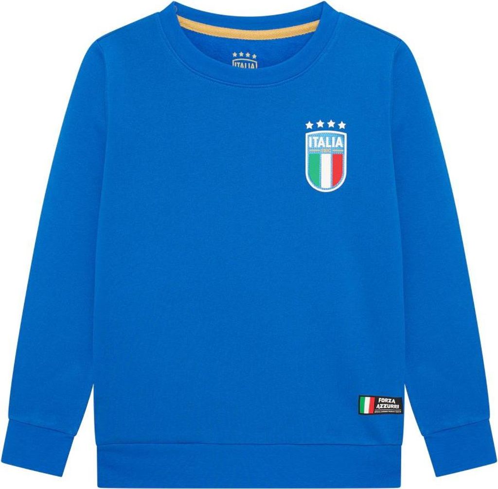 Italien Pullover Kinder - Größe 152 - FIGC - Offizielle Merchandise - Blau - Italien - Fußball