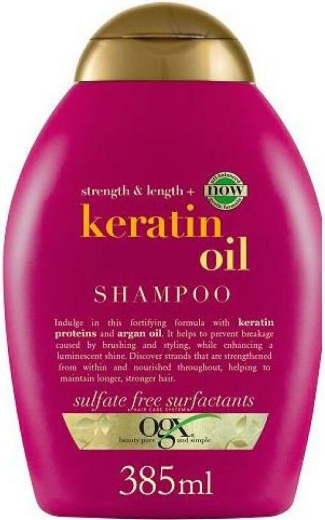 OGX Keratinový Šampon pro Výživu a Regeneraci Vlasů - 385 Obrázek produktu 