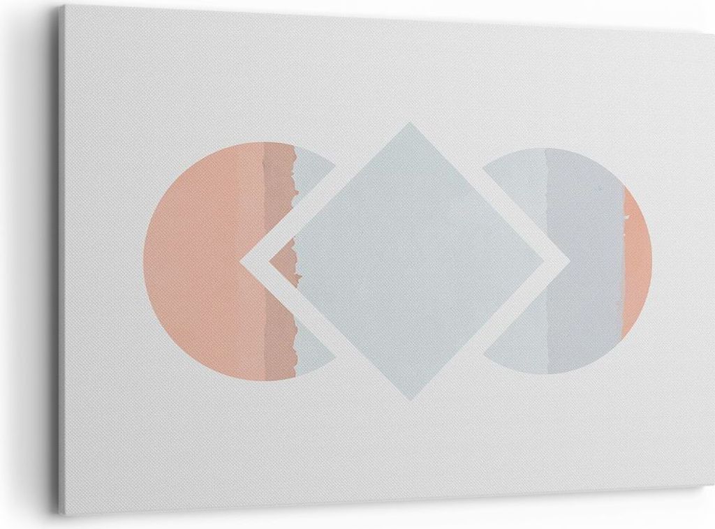 Bild auf Leinwand - Leinwandbild - Einteilig - Stück Geometrisch Diamant - 100x70cm - Wand Bild - Wanddeko - Wandbilder - Leinwanddruck - Bilder -...