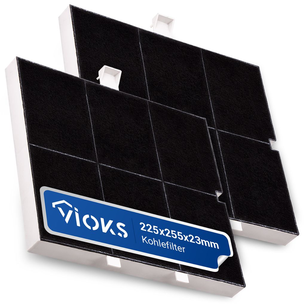 Aktivkohlefilter 2x passend wie Bosch 00361047 Kohlefilter für Dunstabzugshaube