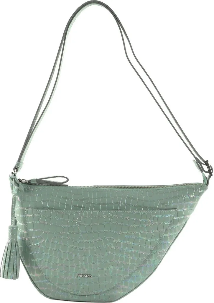 Picard Pelle Borsa a Tracolla Mermaid Crossbody Bag Mentha - Vera Pelle