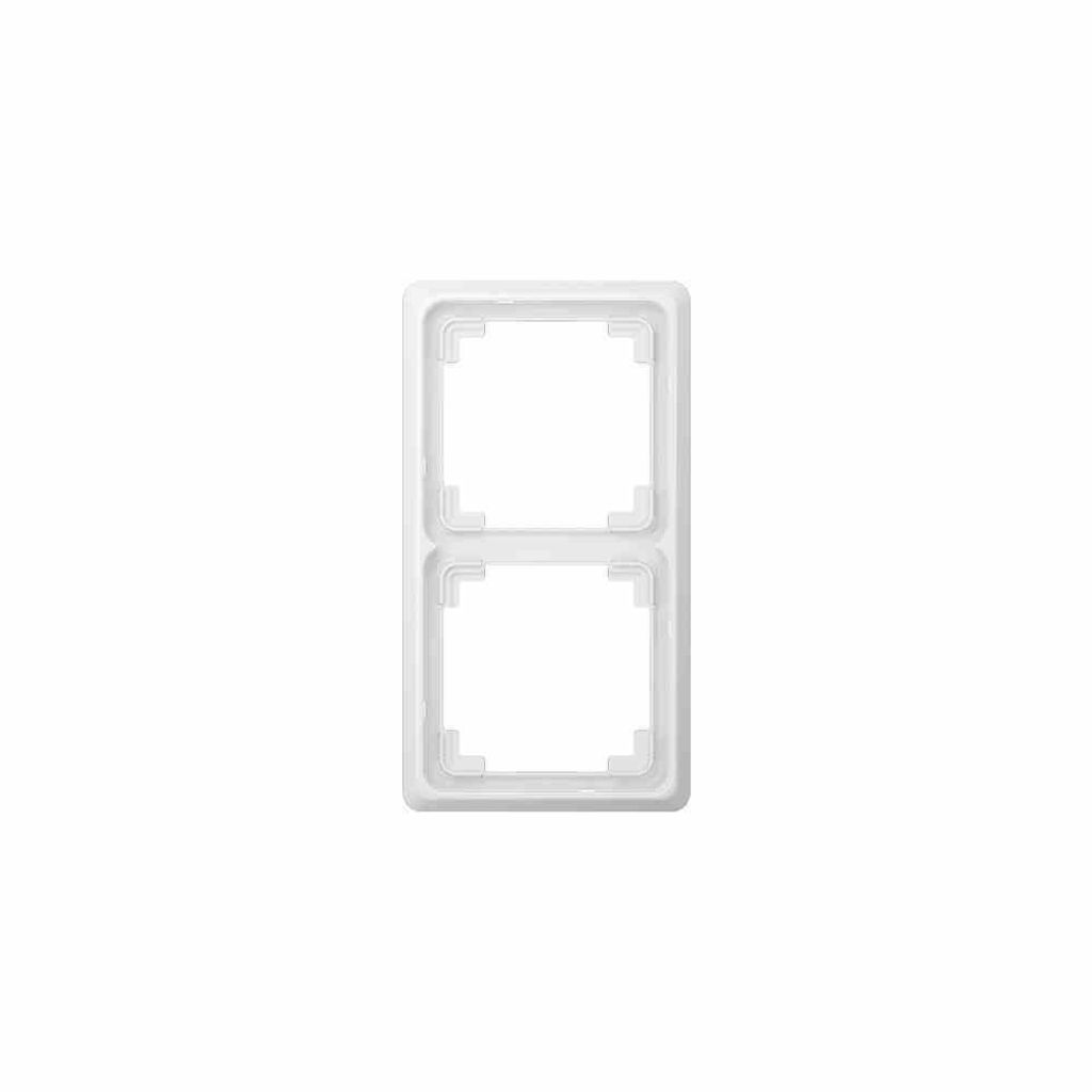 JUNG CDP 582 WW. Produktfarbe: Weiß, Markenkompatibilität: JUNG, Material: Duroplast. Breite: 84 mm, Höhe: 155 mm (CDP582WW)