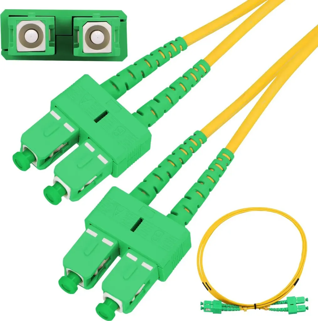 Cavo Fibra Ottica SC/APC Duplex 5m Extralink G652D - Patch Cord 3mm OS2