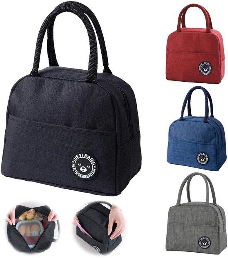 Isolierende Picknicktas für Frauen, Erwachsene, Studenten und Kinder, kleine opvougbare Kühltasche für Schule und Arbeit, für Frauen und Mädch...
