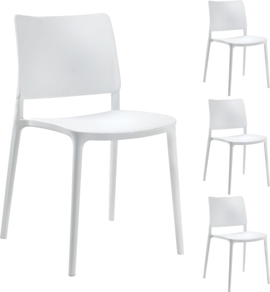 PAPATYA Designstuhl: 200 kg Stapelstuhl Bistrostuhl Produktbild 